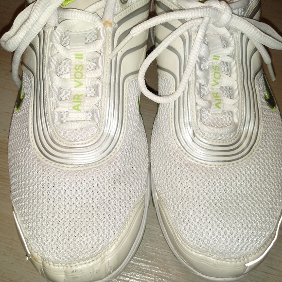 RARE 2005 NIKE AIR Voss II Phylite Running Shoes Lady's 9 White & Lime Green - Picture 8 of 12